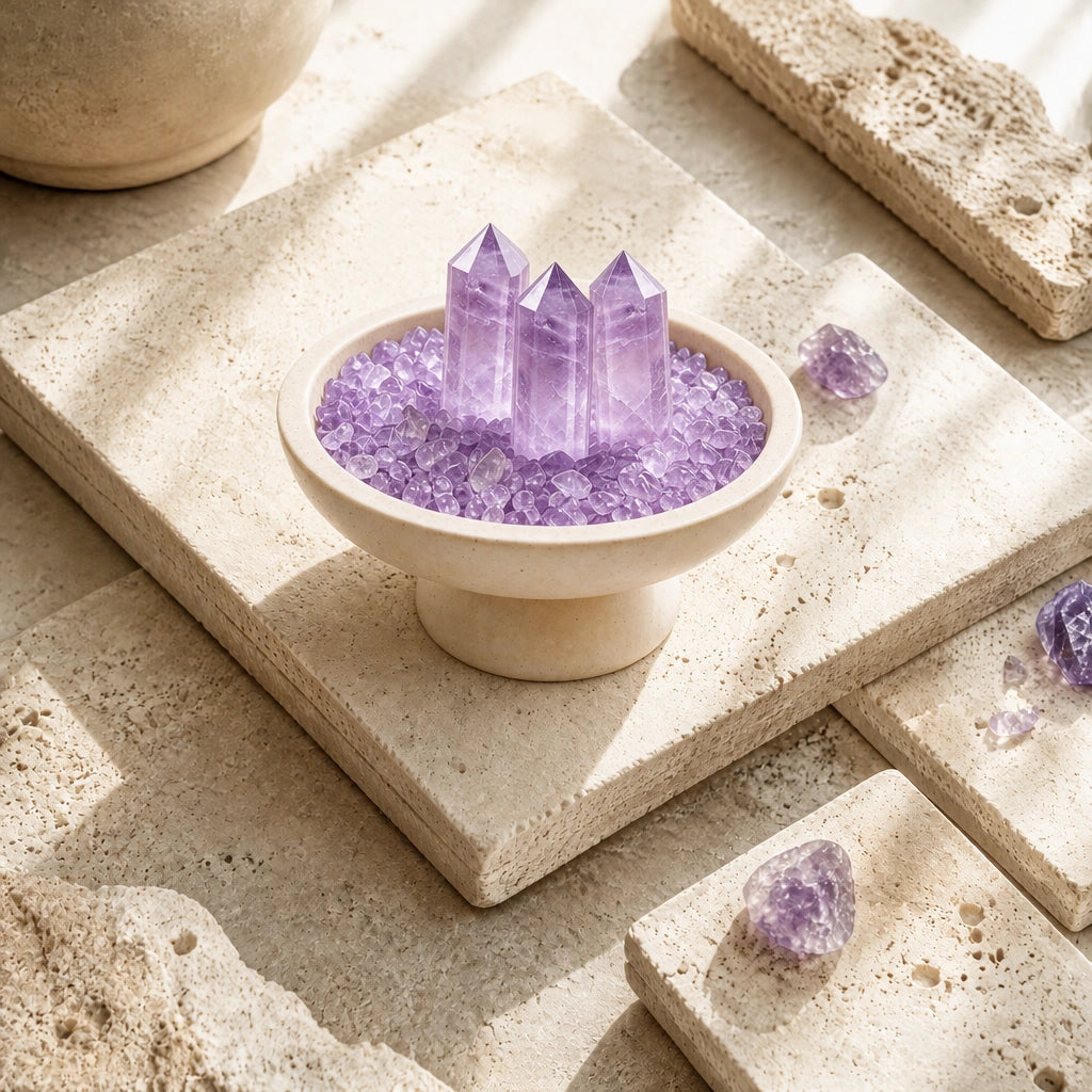 Amethyst Array Plinth Vessel detail 1