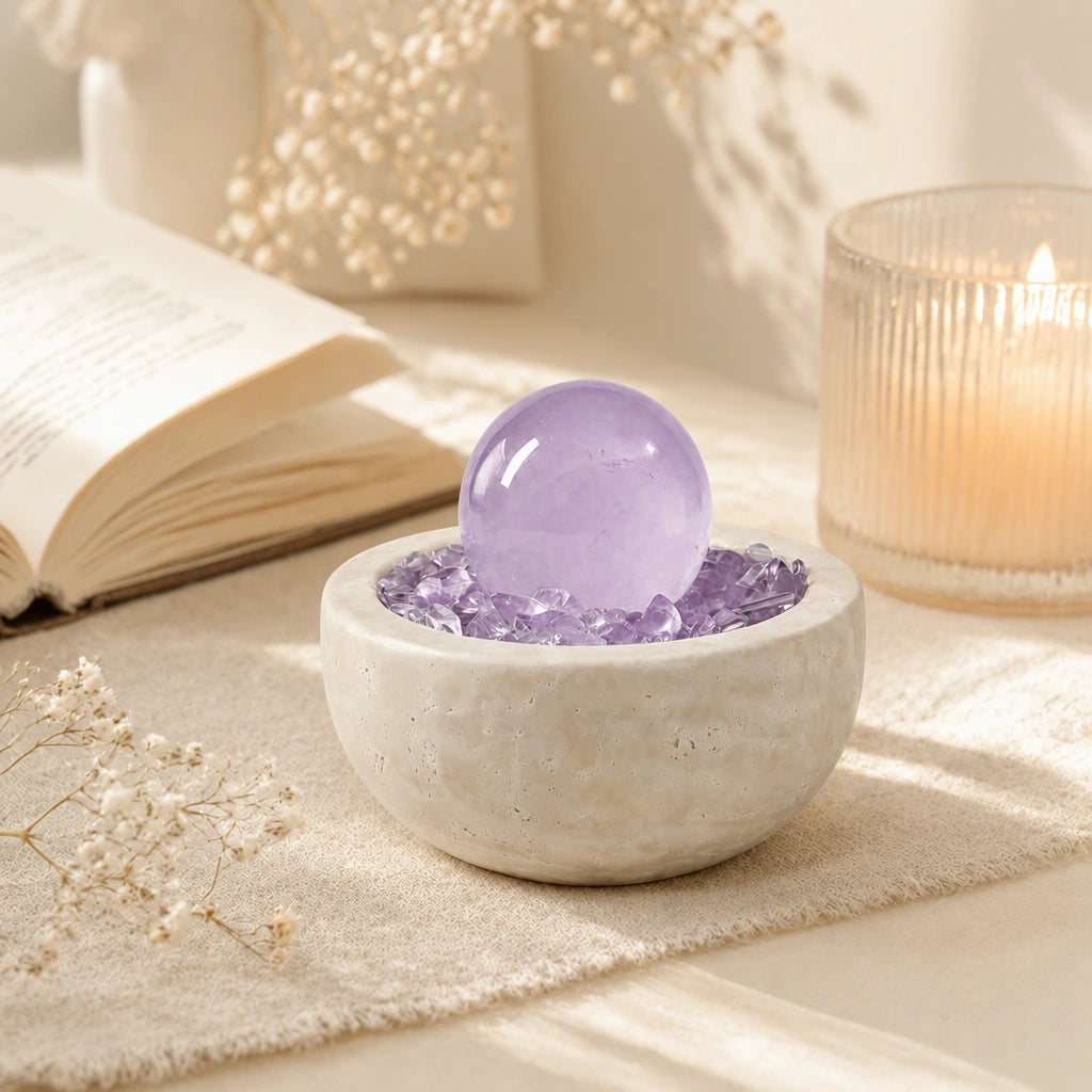 Amethyst Radiance Treasure Basin detail 1