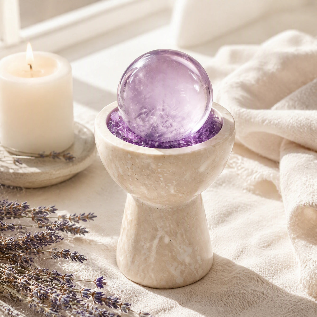 Amethyst Sphere Chalice detail 2