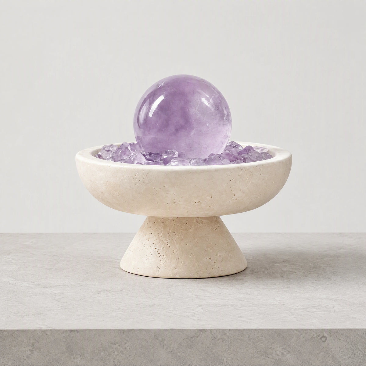 Amethyst Radiance Plinth Vessel detail 2