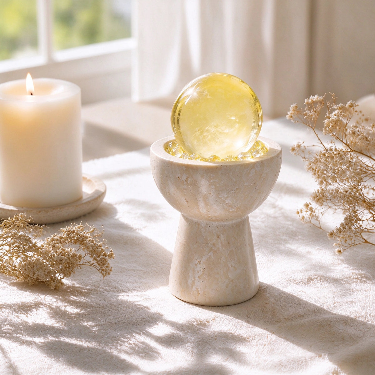 Citrine Sphere Chalice detail 3
