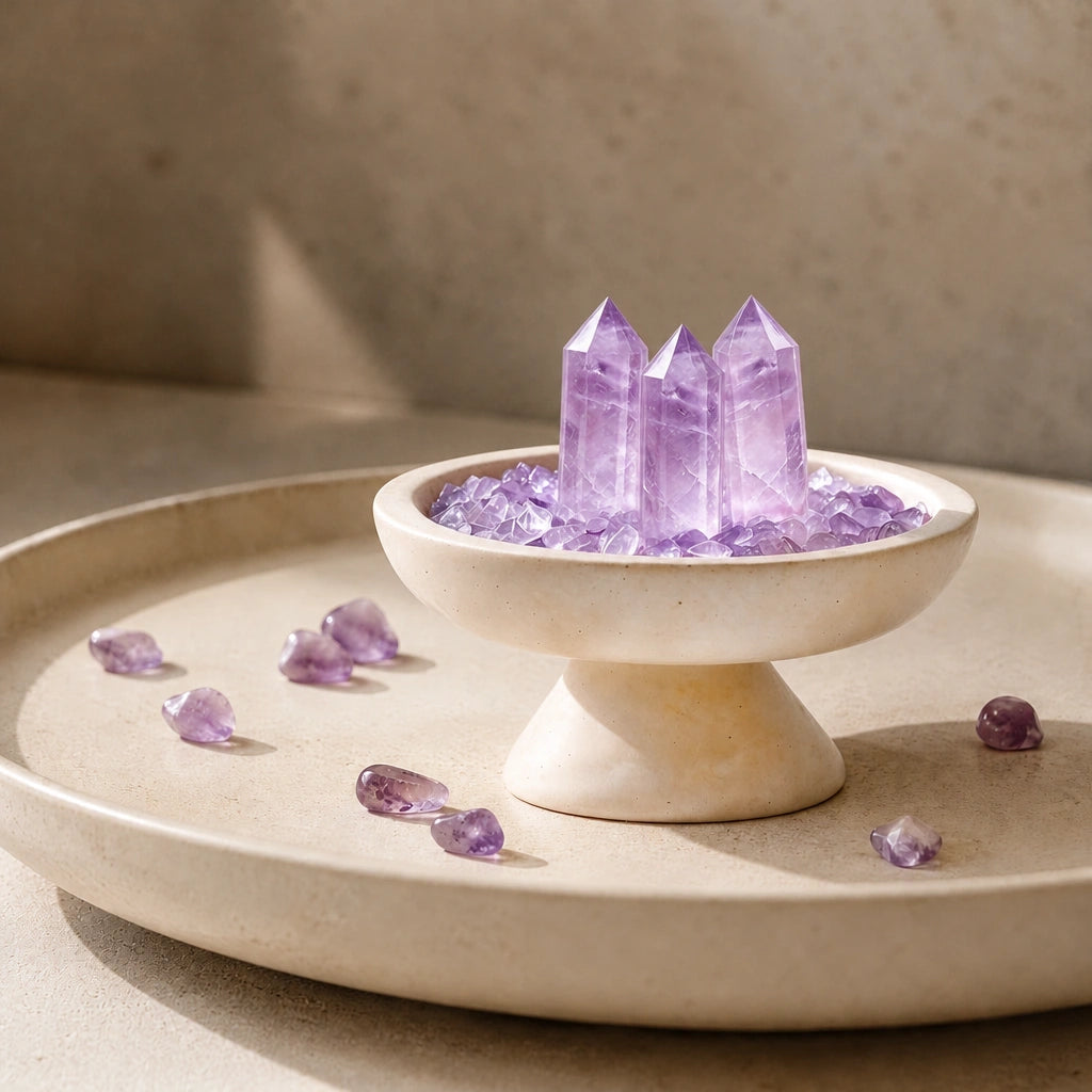 Amethyst Array Plinth Vessel detail 3