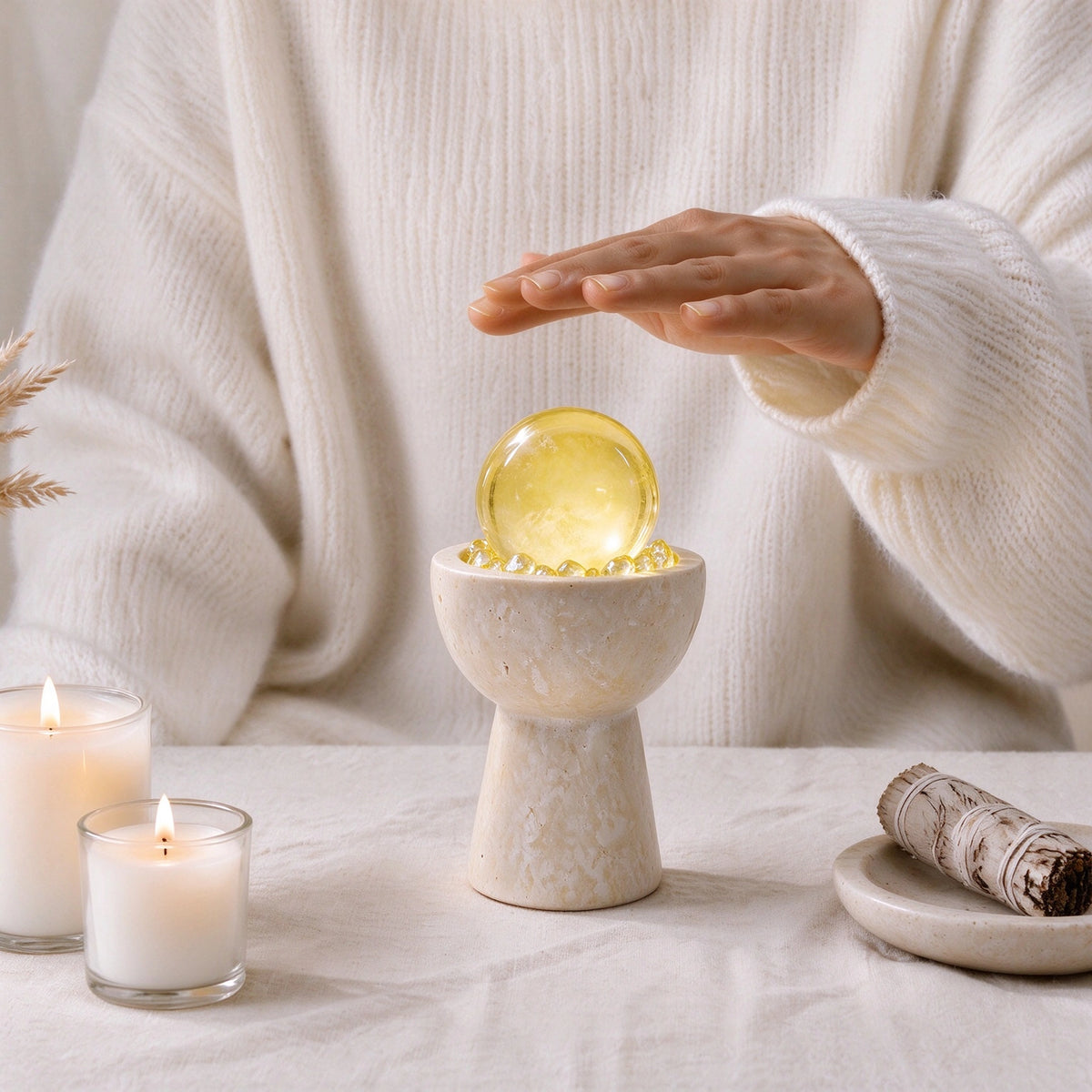 Citrine Sphere Chalice detail 4