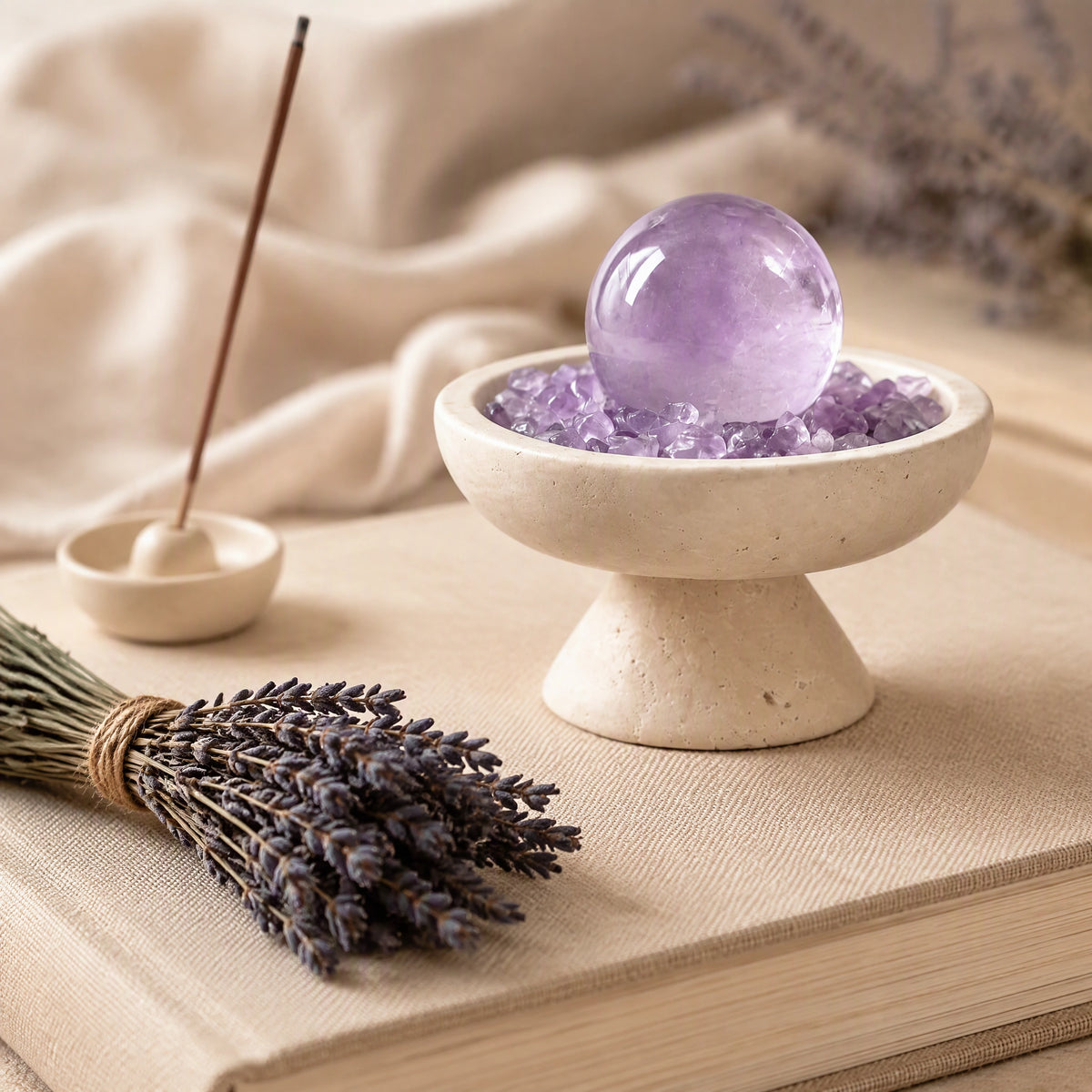 Amethyst Radiance Plinth Vessel detail 4