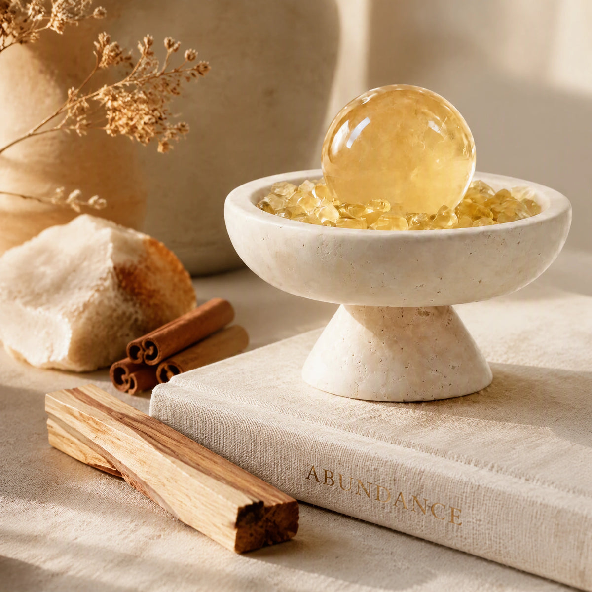 Citrine Radiance Plinth Vessel detail 4