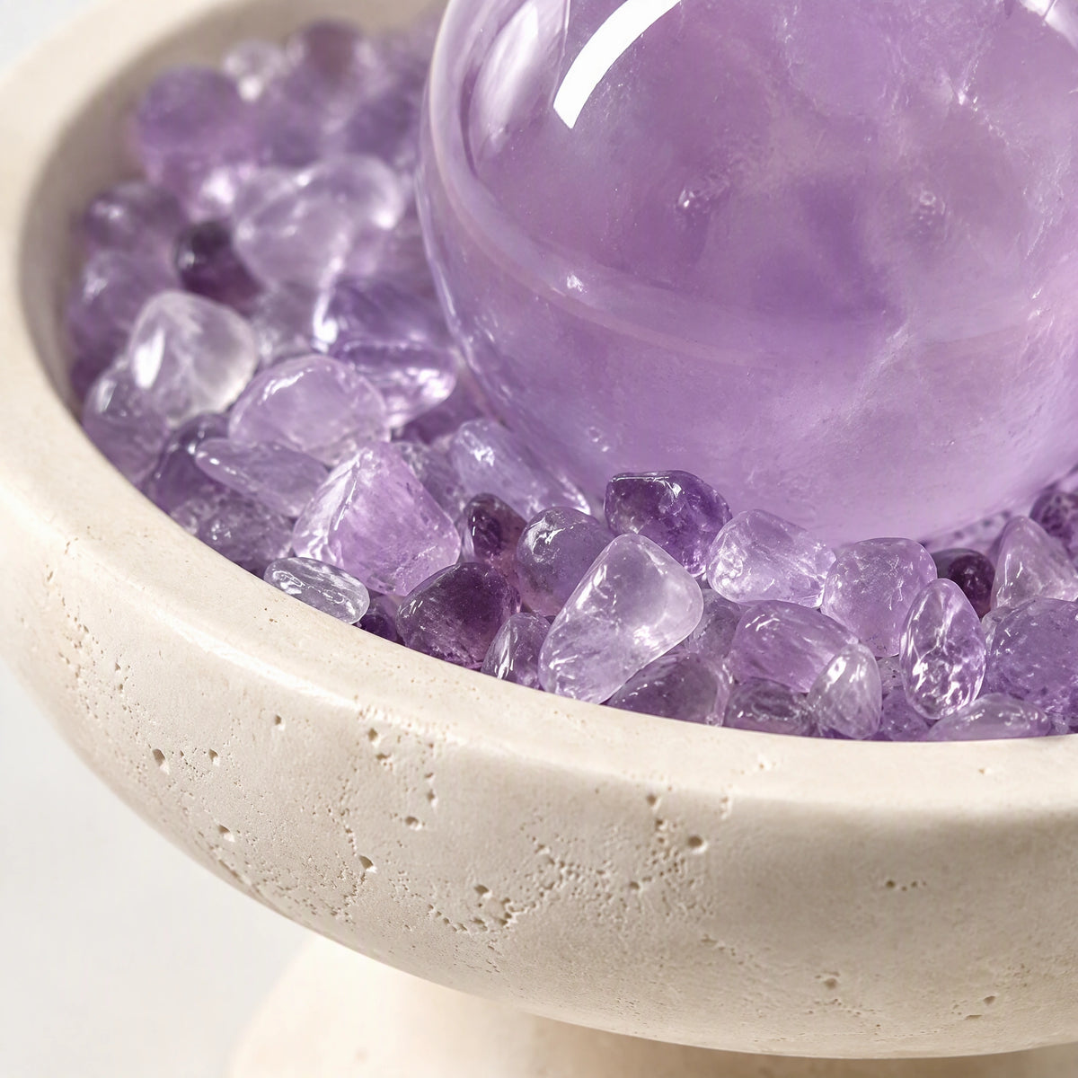 Amethyst Radiance Plinth Vessel detail 5
